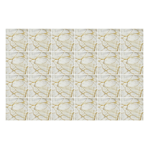 Nálepky na dlaždice Elegantný mramor so žilami