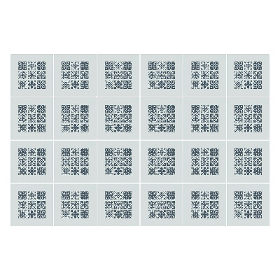 Samolepky na kachličky Kvetinové motívy v sieťke