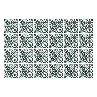 Samolepky na obklady Geometrické kvety a kruhy