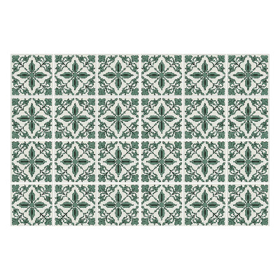 Nálepky na dlaždice Kvetinové ozdoby v sieťke