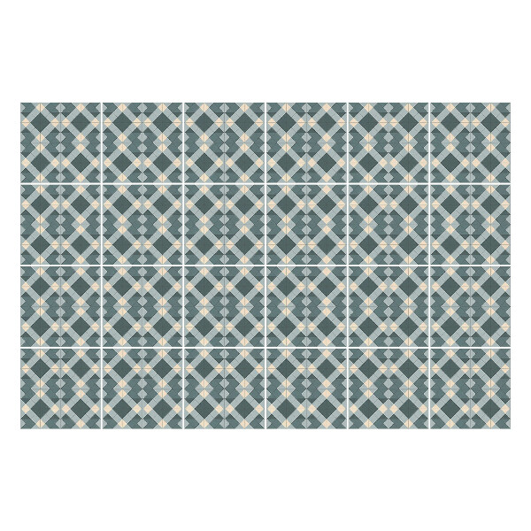 Nálepky na dlaždice Geometrické obrazce v mriežke