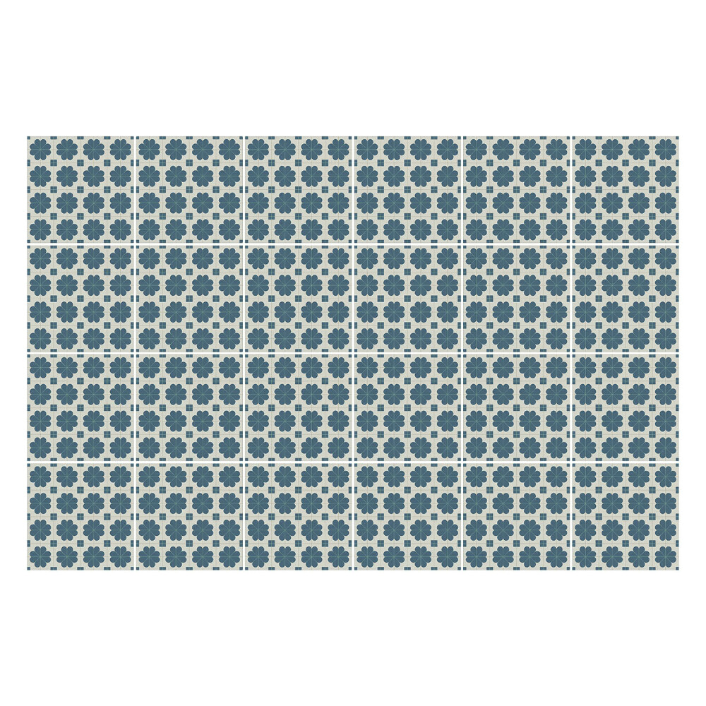 Nálepky na dlaždice Kvetinové motívy v sieťke