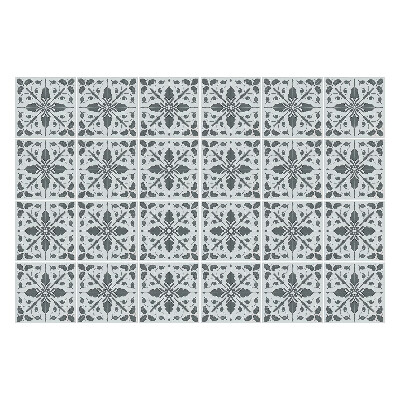 Samolepky na kachličky Kvetinové ozdoby v sieťke