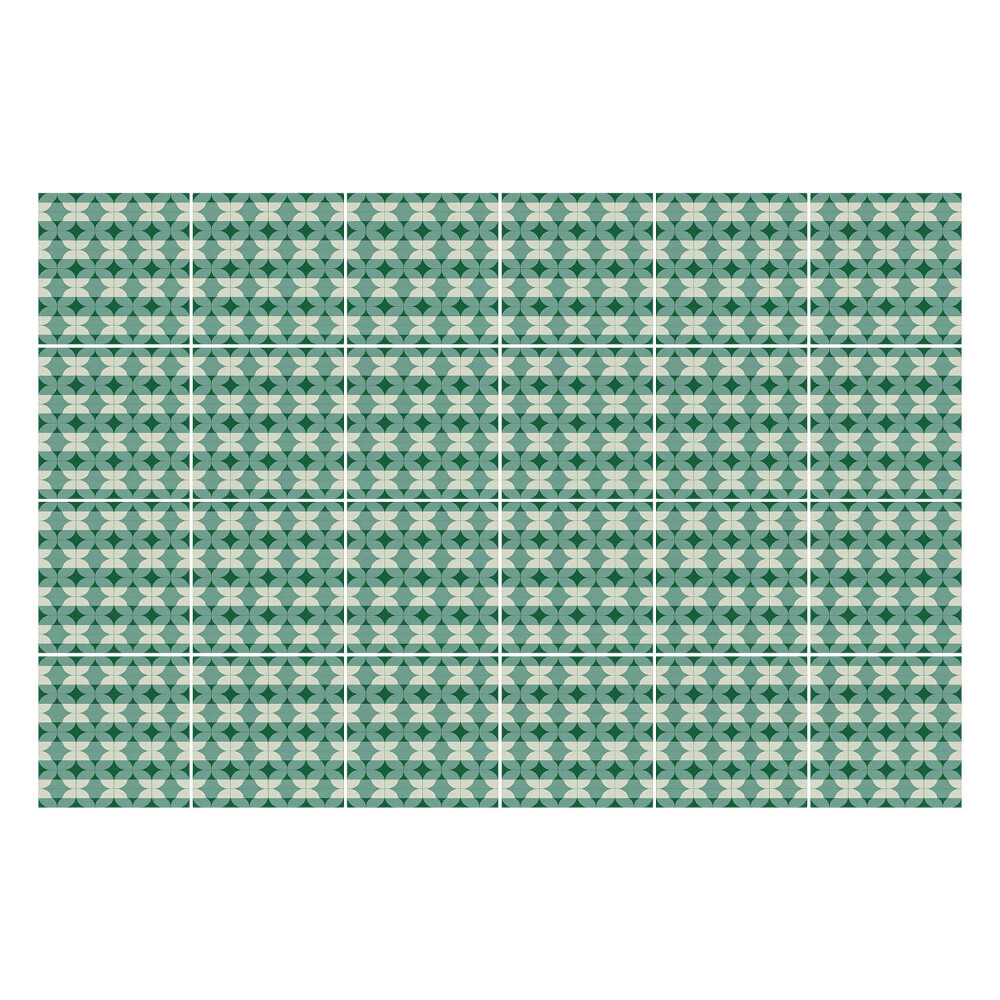 Samolepky na kachličky Geometrické postavy v rade