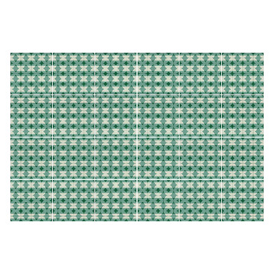 Samolepky na kachličky Geometrické postavy v rade