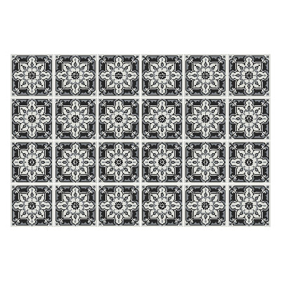 Samolepky na kachličky Kvetinový motív v sieťke