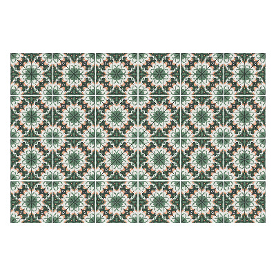 Nálepky na dlaždice Kvetinové motívy v symetrii