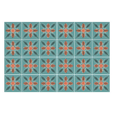 Samolepky na kachličky Kvetinové motívy