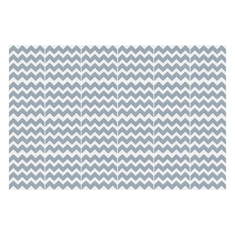 Nálepky na dlaždice Horizontálne cikcaky