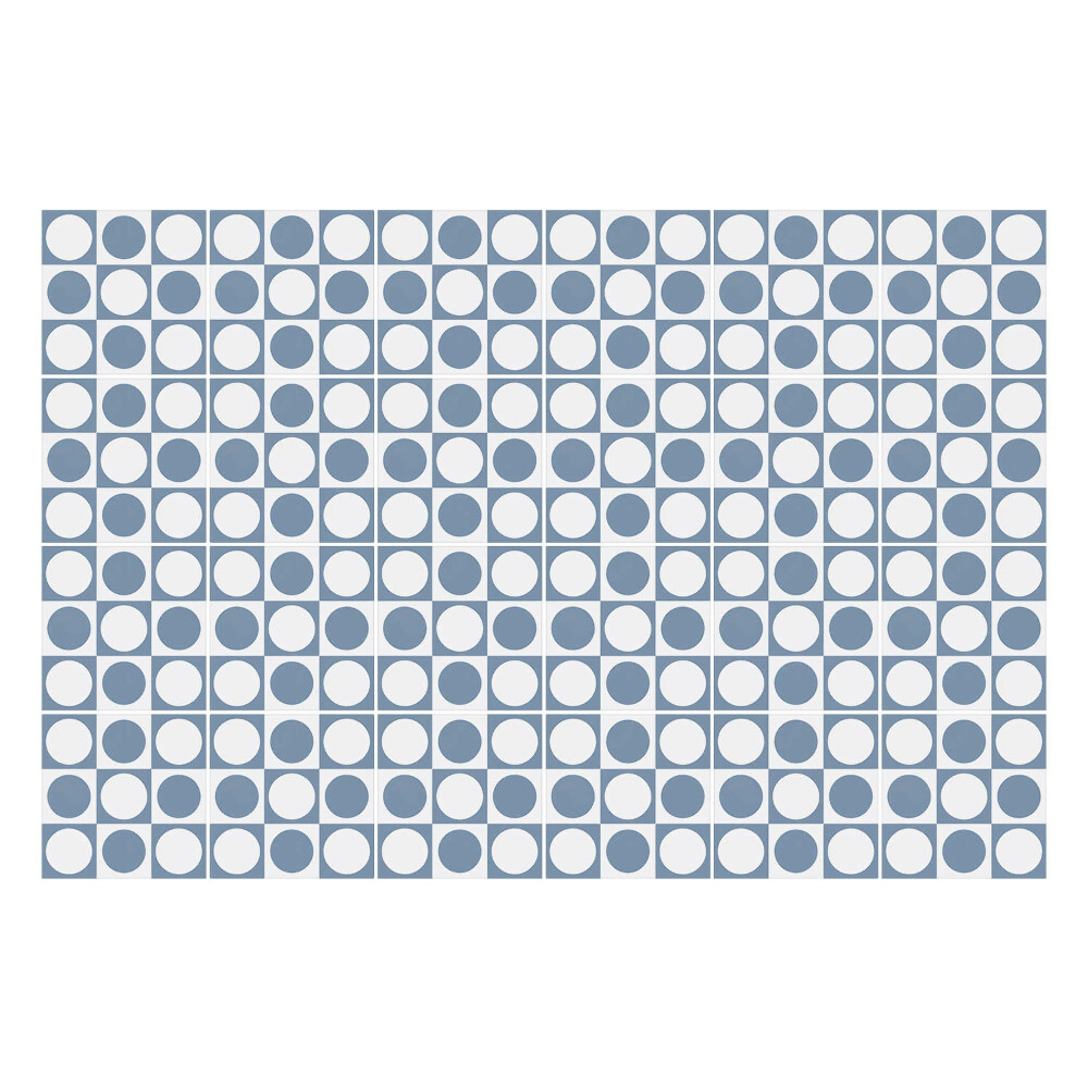 Samolepky na obklady Kockované kruhy