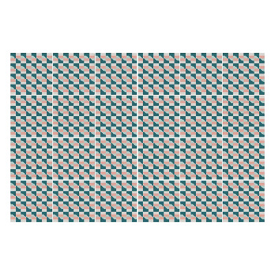 Samolepky na obklady Geometrické štvorce