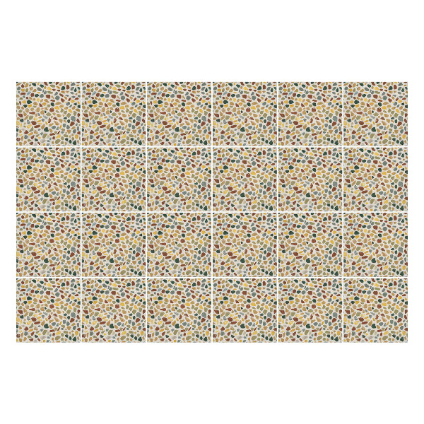 Nálepky na dlaždice Drvené farebné kamene