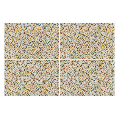 Nálepky na dlaždice Drvené farebné kamene