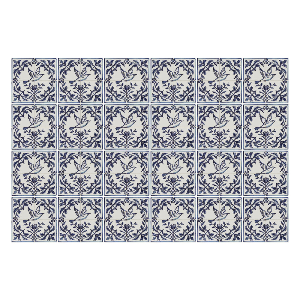 Nálepky na dlaždice Vtáky medzi vegetáciou