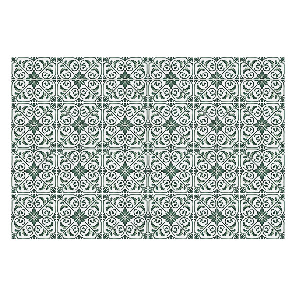 Samolepky na kachličky Kvetinové ozdoby