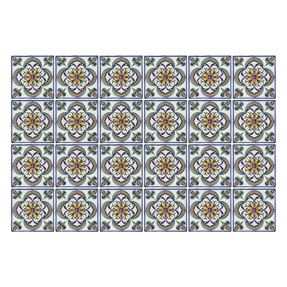 Samolepky na obklady Kvetinové ozdoby v aranžmáne