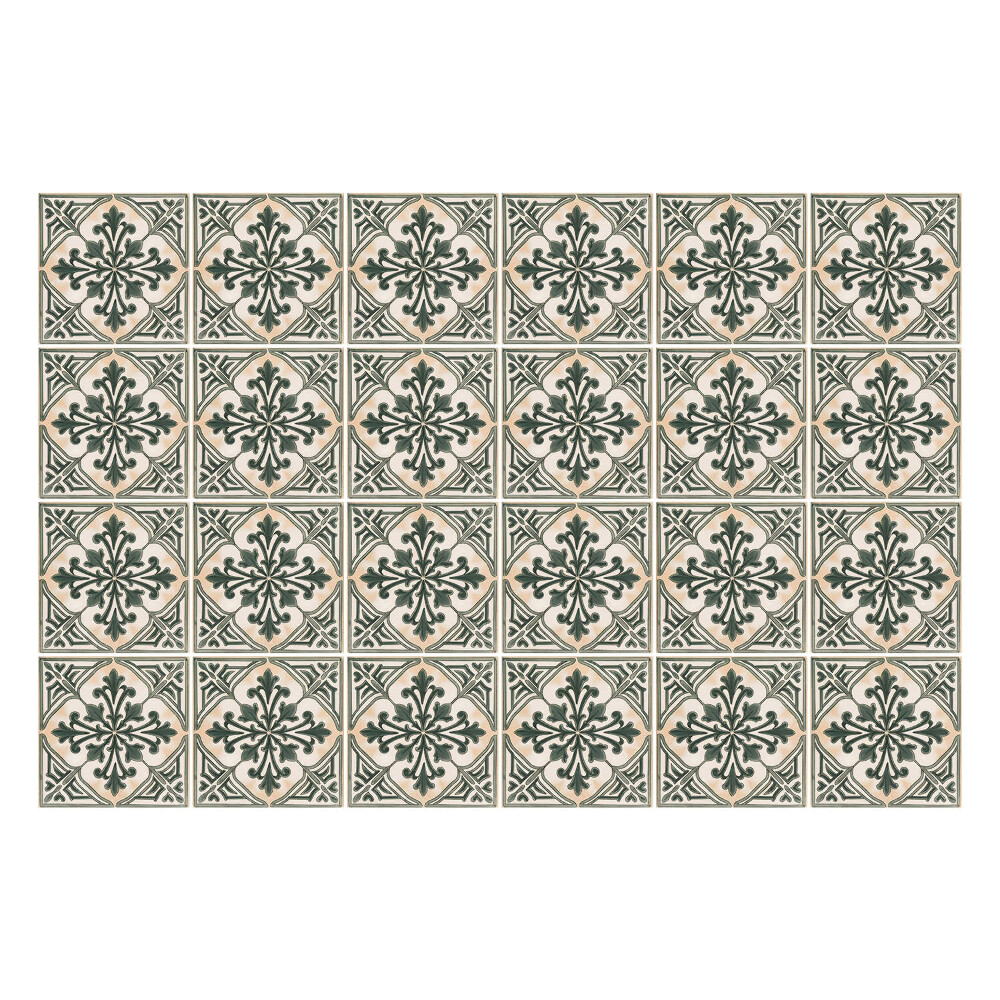 Nálepky na dlaždice Kvetinové dlaždice