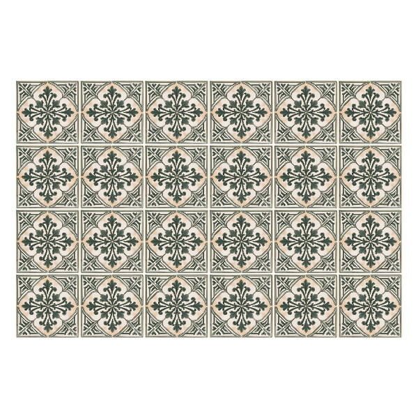 Nálepky na dlaždice Kvetinové dlaždice