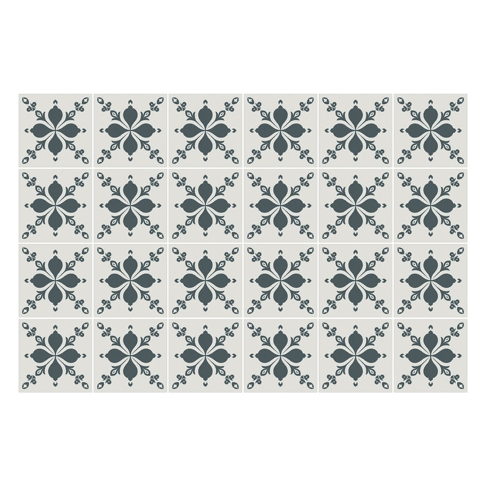 Samolepky na kachličky Jednoduché rozloženie motívov