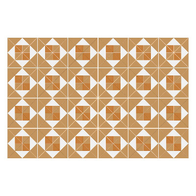 Nálepky na dlaždice Geometria štvorcov a kosoštvorcov