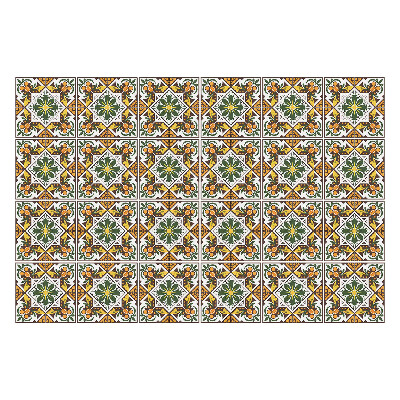 Samolepky na obklady Bohato zdobená dlažba