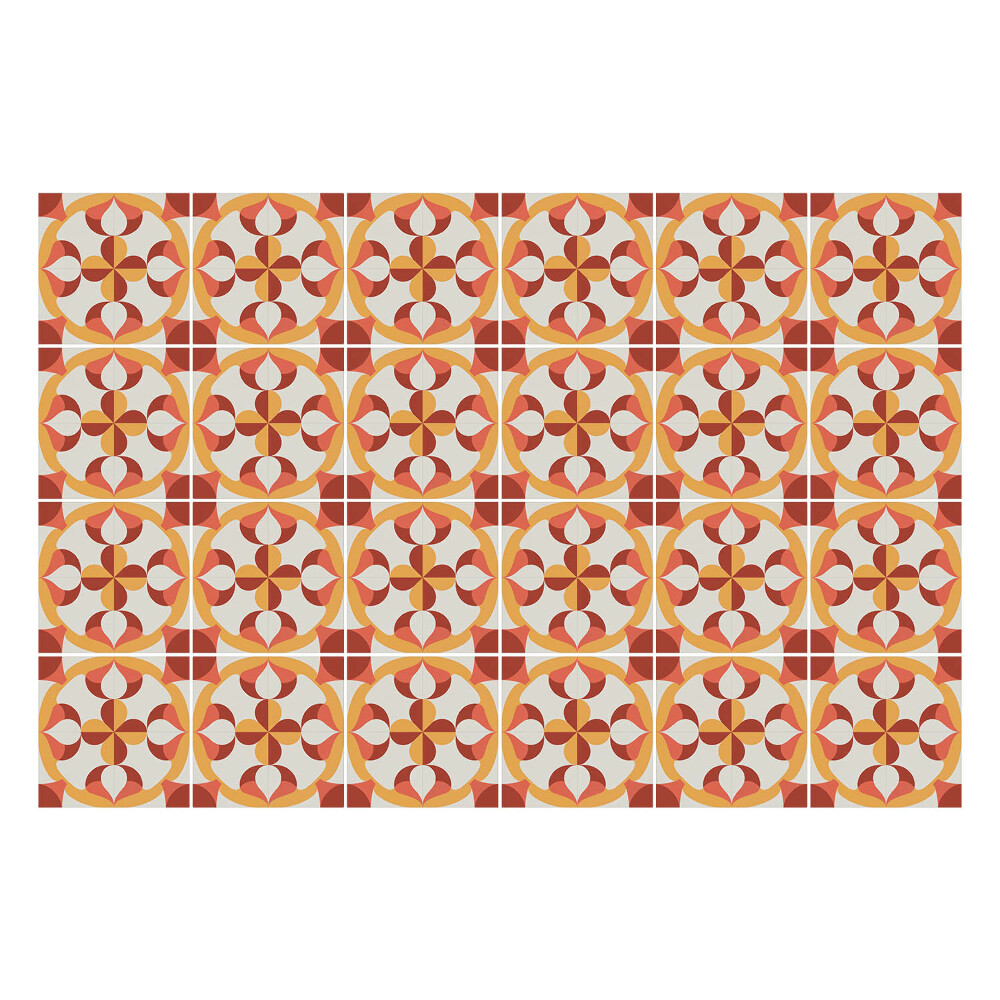 Samolepky na obklady Vzor s kruhmi