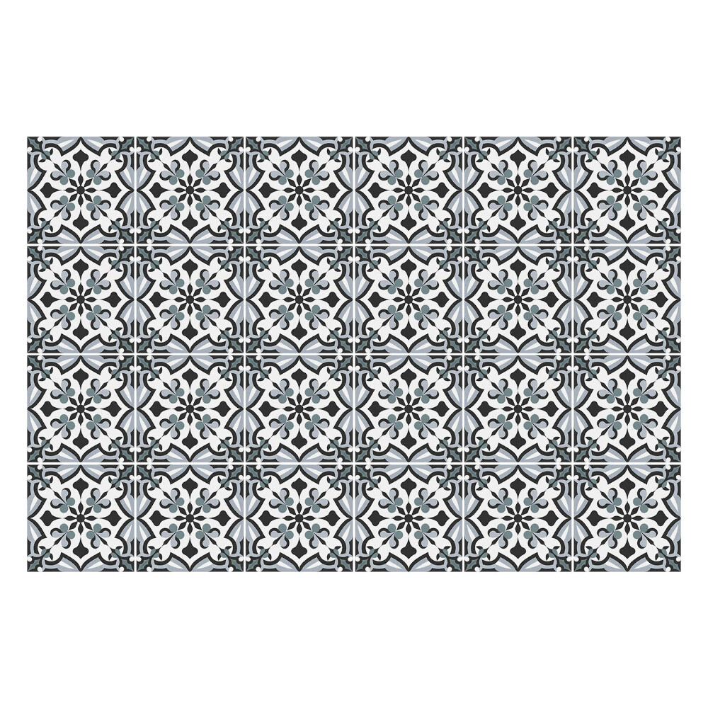 Nálepky na dlaždice Elegantné zdobené dlaždice