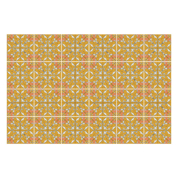 Samolepky na obklady Elegantný vzor dlaždíc