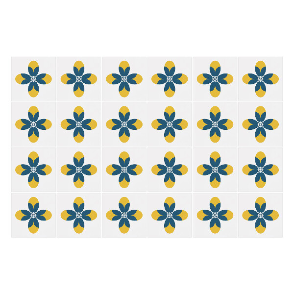 Nálepky na dlaždice Zaujímavo zdobené dlaždice