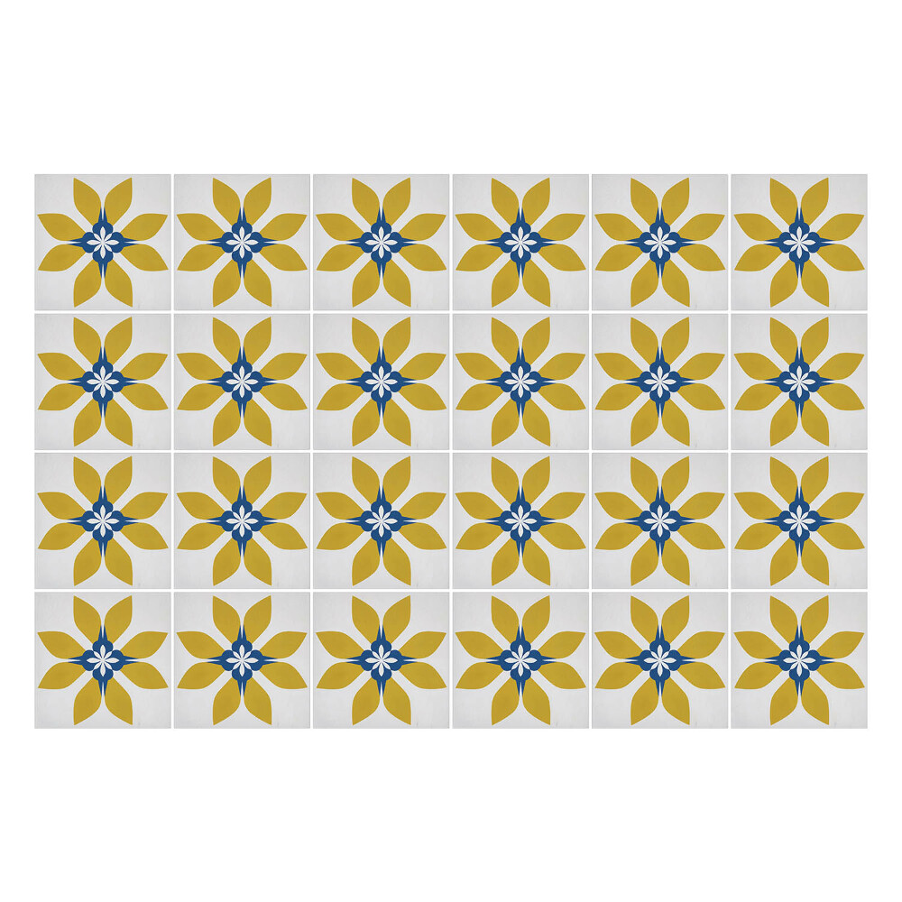 Samolepky na kachličky Minimalistické kvety