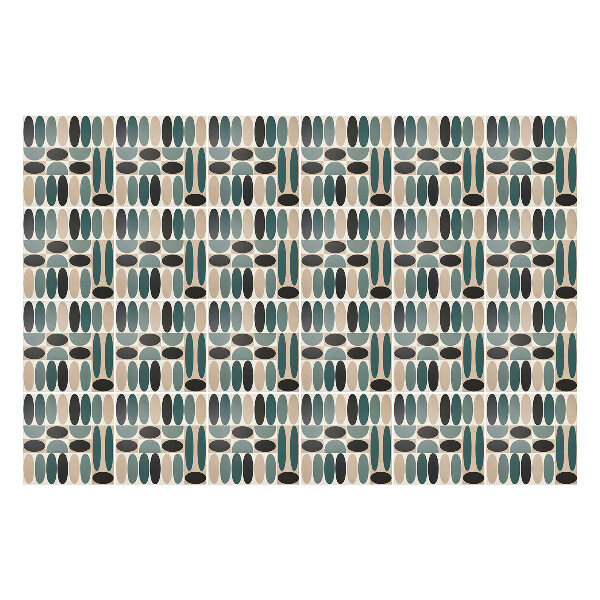 Samolepky na obklady Geometria oválnych foriem