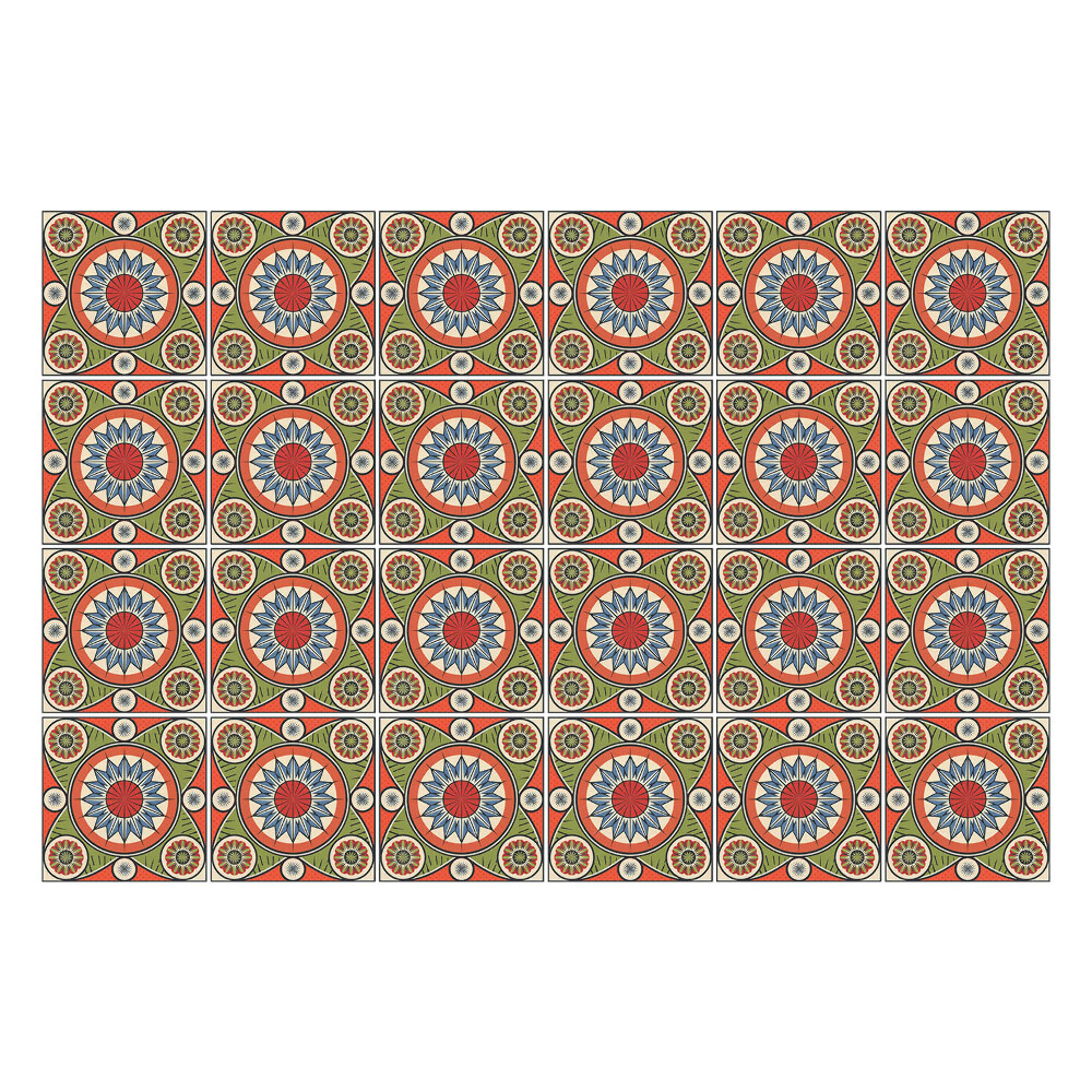 Samolepky na kachličky Zaujímavé retro vzory