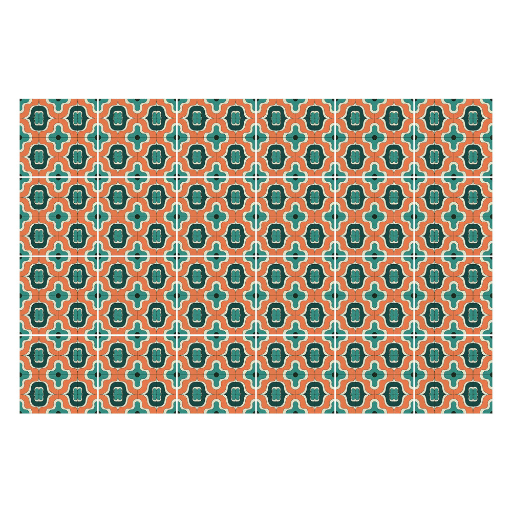 Samolepky na kachličky Vintage retro vzor