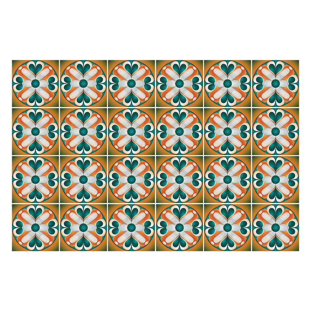 Samolepky na kachličky Farebný vzor dlaždíc