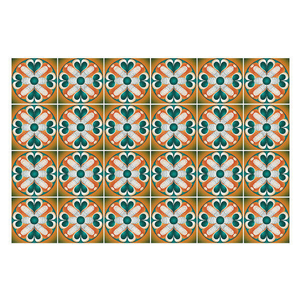 Samolepky na kachličky Farebný vzor dlaždíc