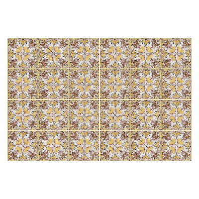 Nálepky na dlaždice Kvetinové motívy