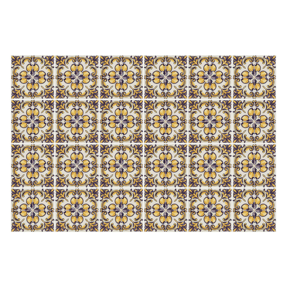 Nálepky na dlaždice Pravidelné dekorácie