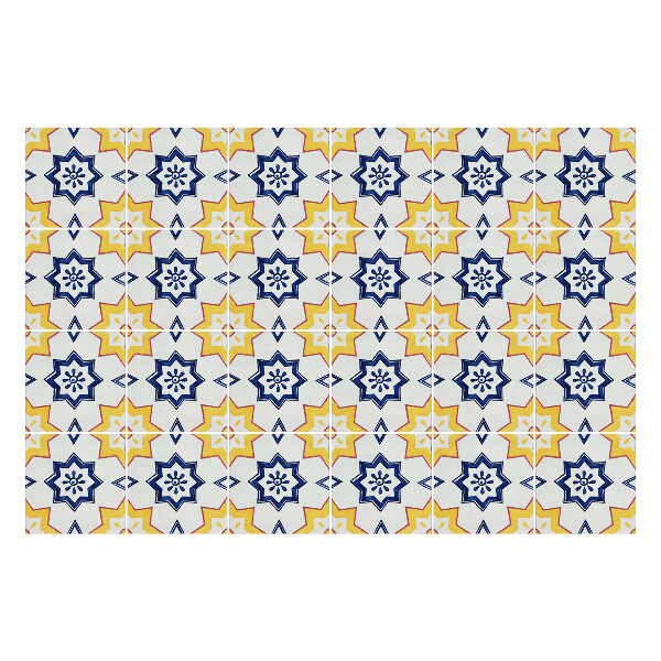 Nálepky na dlaždice Kvetinové geometrické motívy