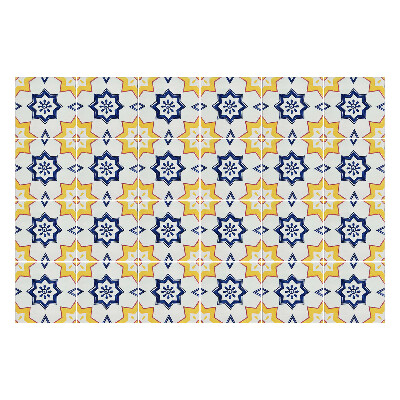 Nálepky na dlaždice Kvetinové geometrické motívy