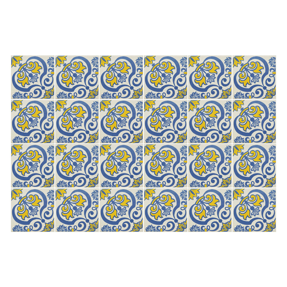 Samolepky na obklady Staré zdobené dlaždice