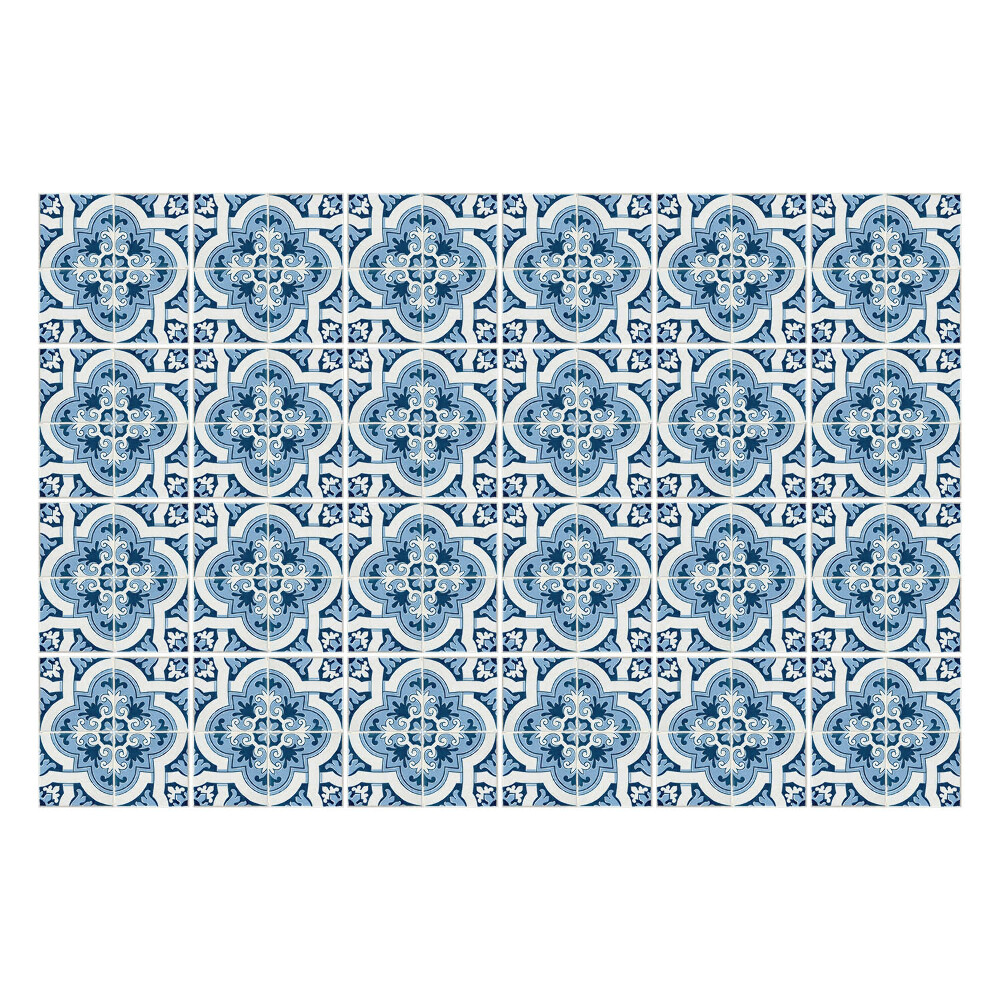 Nálepky na dlaždice Elegantné vzory dlaždíc