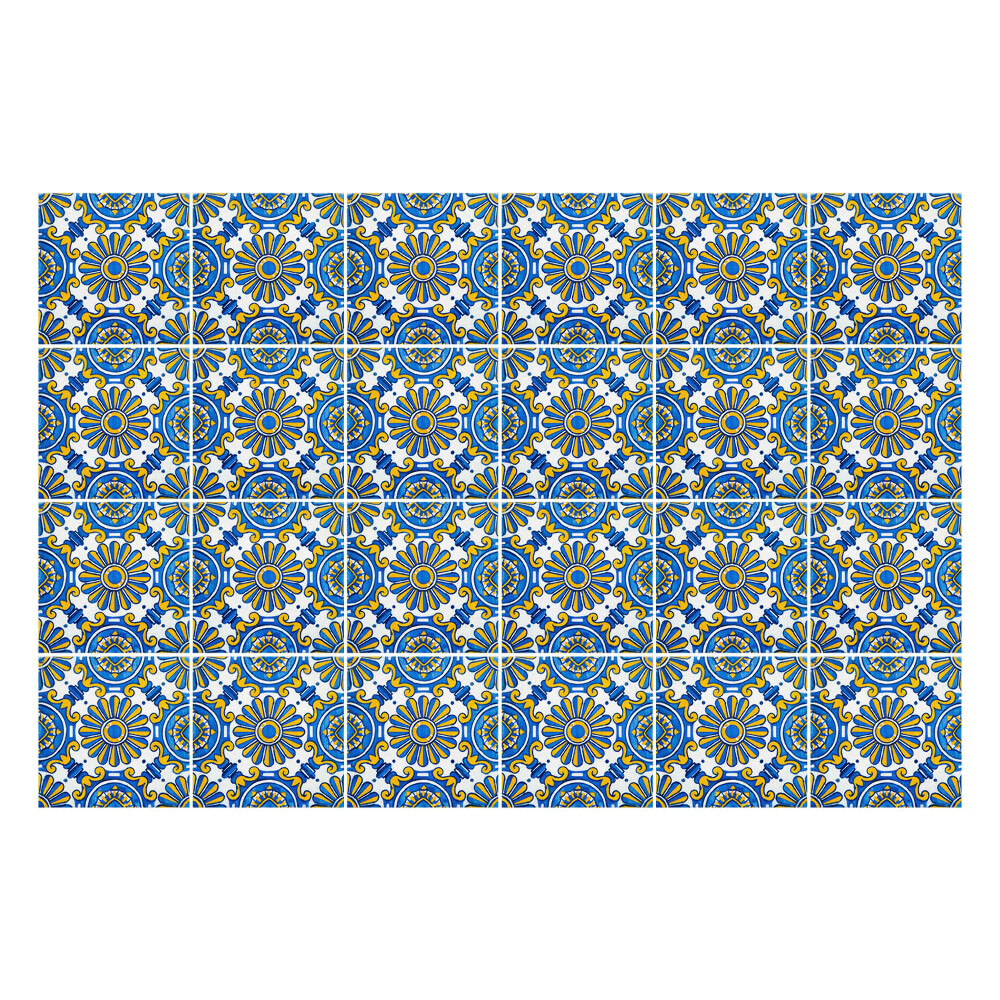 Samolepky na kachličky Bohato zdobené kvety