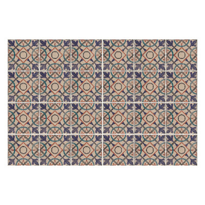 Samolepky na kachličky Vintage retro dlaždice