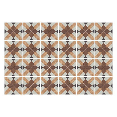 Nálepky na dlaždice Geometrické štvorce a kríže