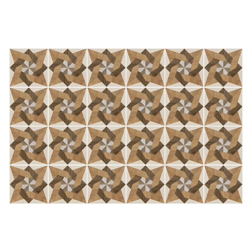 Nálepky na dlaždice Drevené hviezdičky