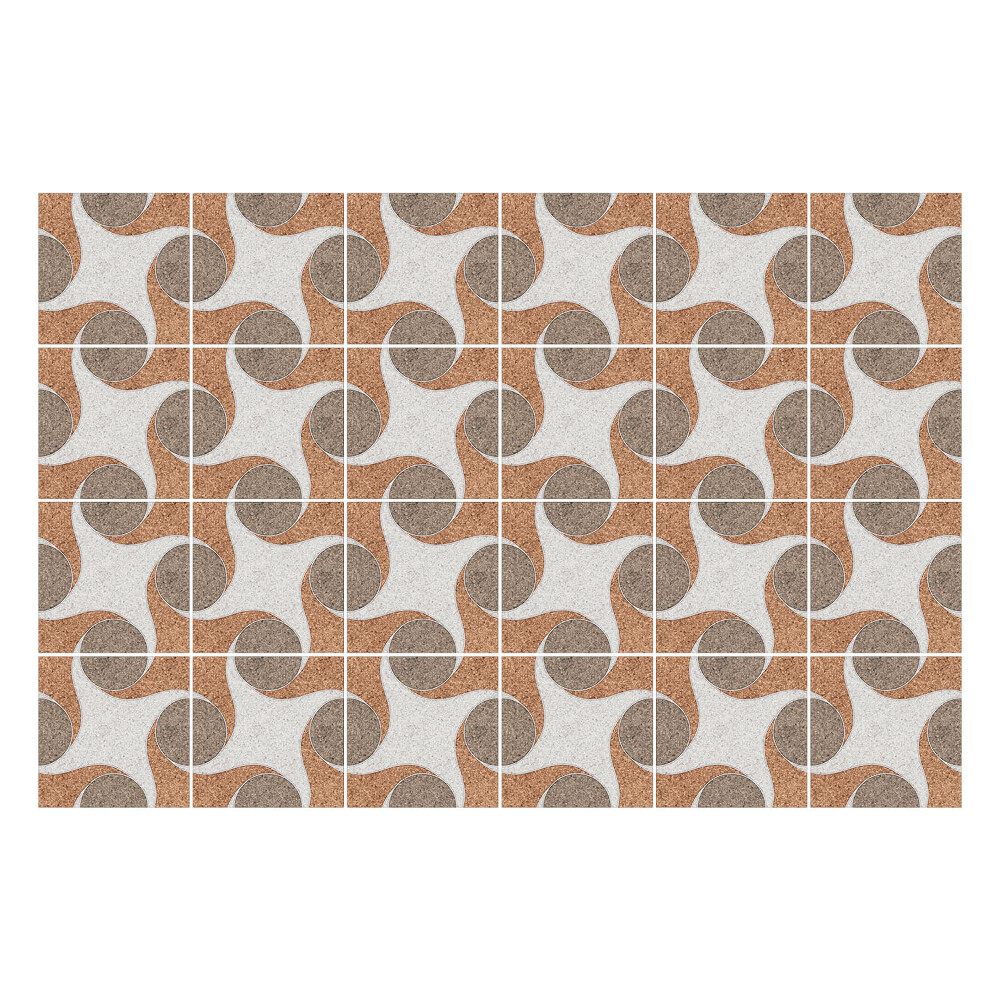 Nálepky na dlaždice Dynamické kruhy a elipsy