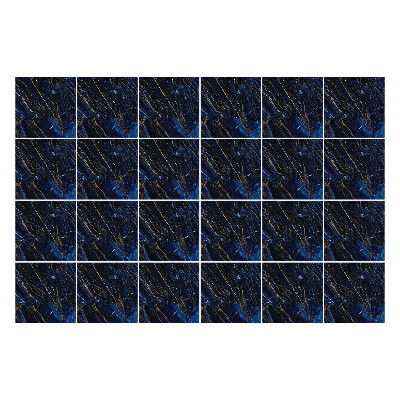 Samolepky na kachličky Tmavý kobaltový mramor