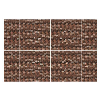 Samolepky na obklady Kľukaté čiary v látke