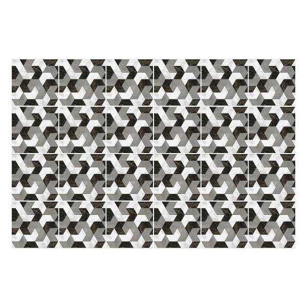 Samolepky na obklady Geometrické obrazce vo väzbách