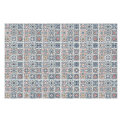 Nálepky na dlaždice Usporiadanie geometrických dlaždíc